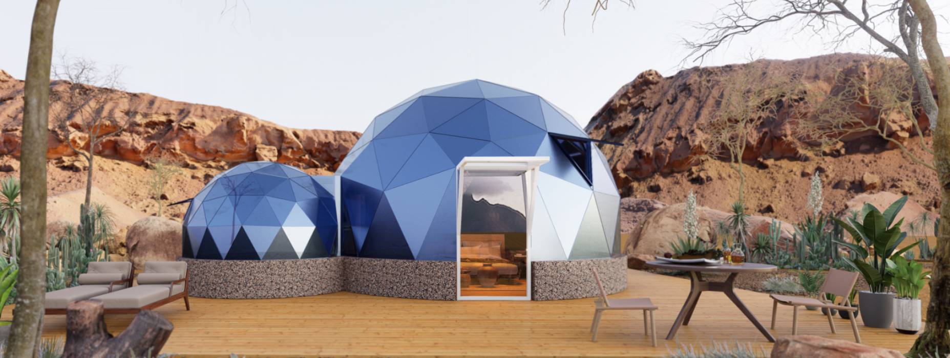 荷塘区球形智能光伏玻璃星空房